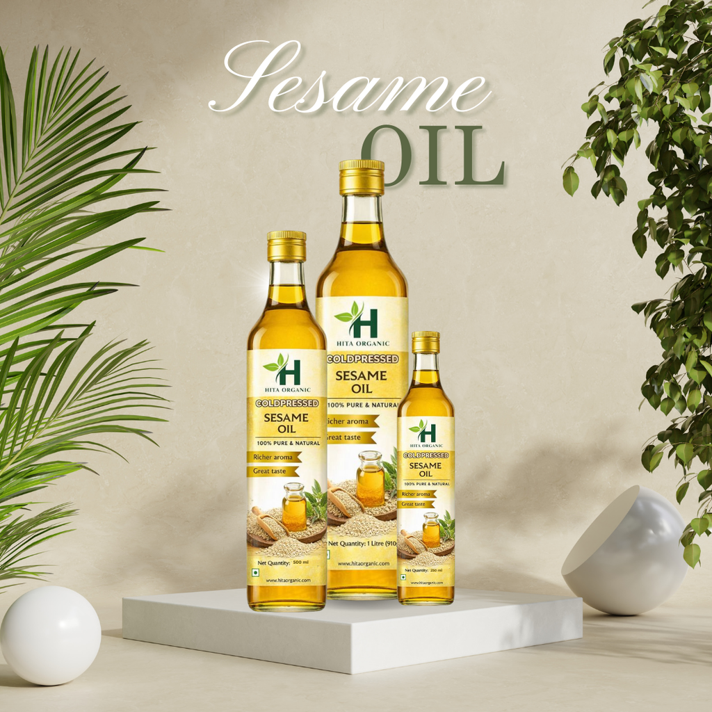 White Sesame Oil - Cold Pressed