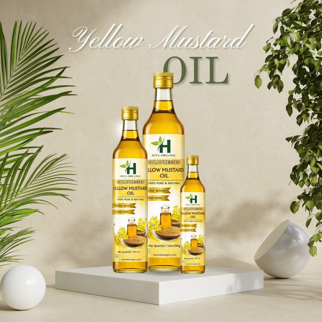 Yellow Mustard Oil - Cold Pressed