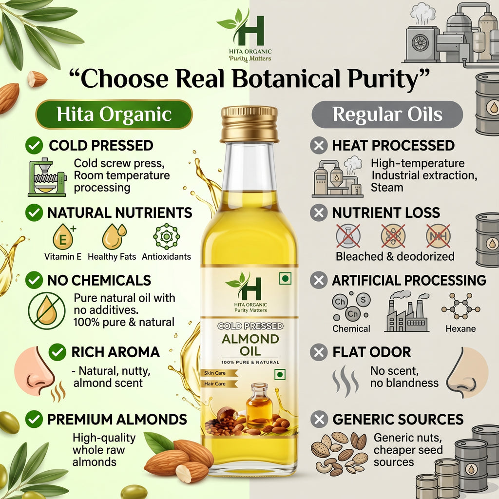 Almond Oil - Cold Pressed