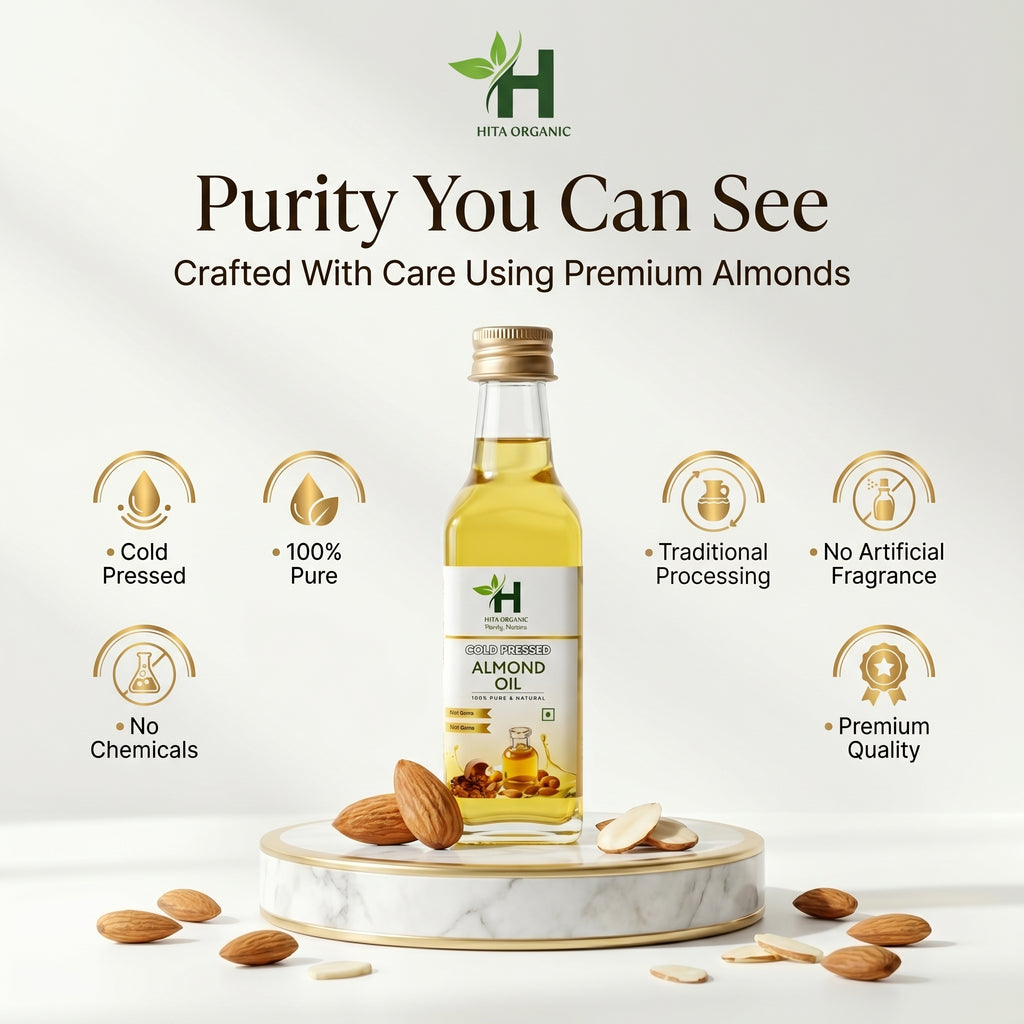 Almond Oil - Cold Pressed