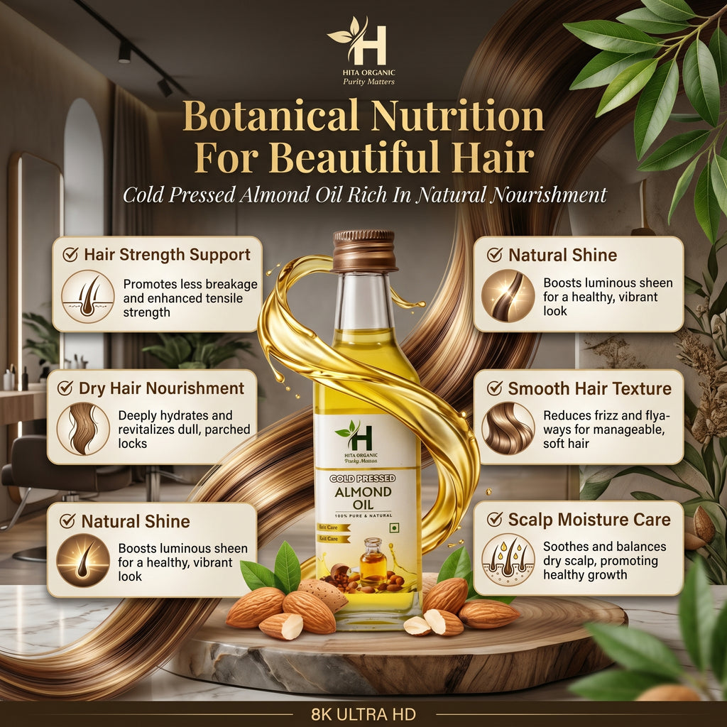 Almond Oil - Cold Pressed
