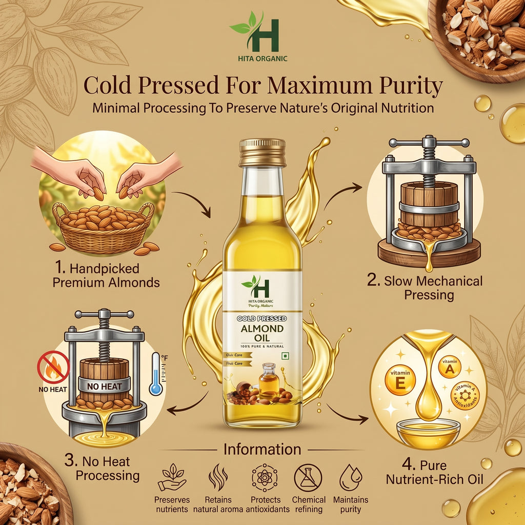 Almond Oil - Cold Pressed